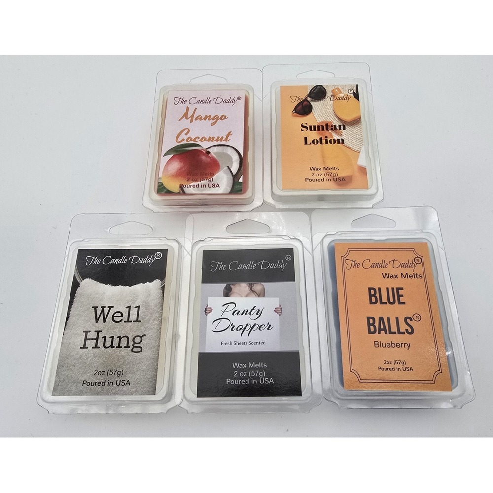 Candle Daddy Wax Melts Multipack Clean And Summer Scents New In Packages